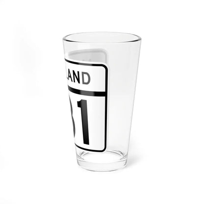 MD Route 131 (Maryland) (Road Sign) Pint Glass 16oz - Go Mug Yourself