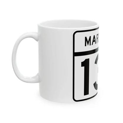 MD Route 137 (Maryland) (Road Sign) White Coffee Mug - Go Mug Yourself