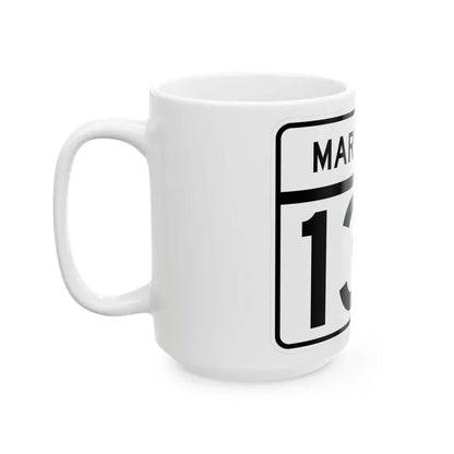 MD Route 137 (Maryland) (Road Sign) White Coffee Mug - Go Mug Yourself