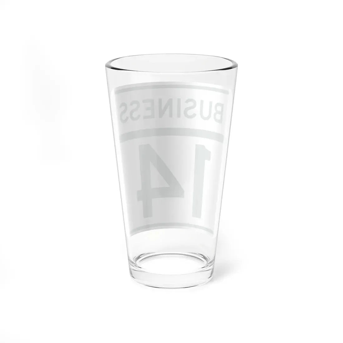 MD Route 14 Business (Maryland) (Road Sign) Pint Glass 16oz - Go Mug Yourself