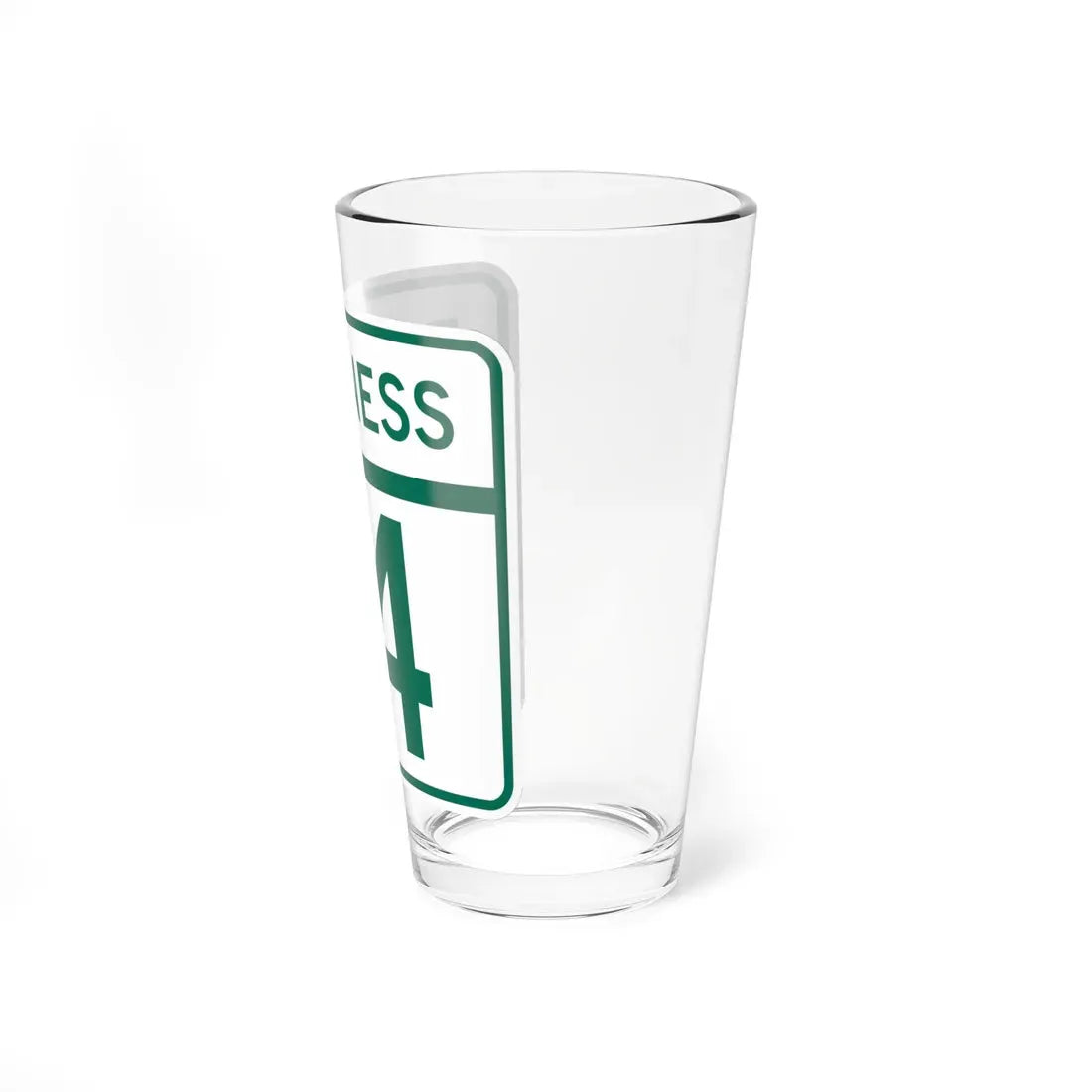MD Route 14 Business (Maryland) (Road Sign) Pint Glass 16oz - Go Mug Yourself
