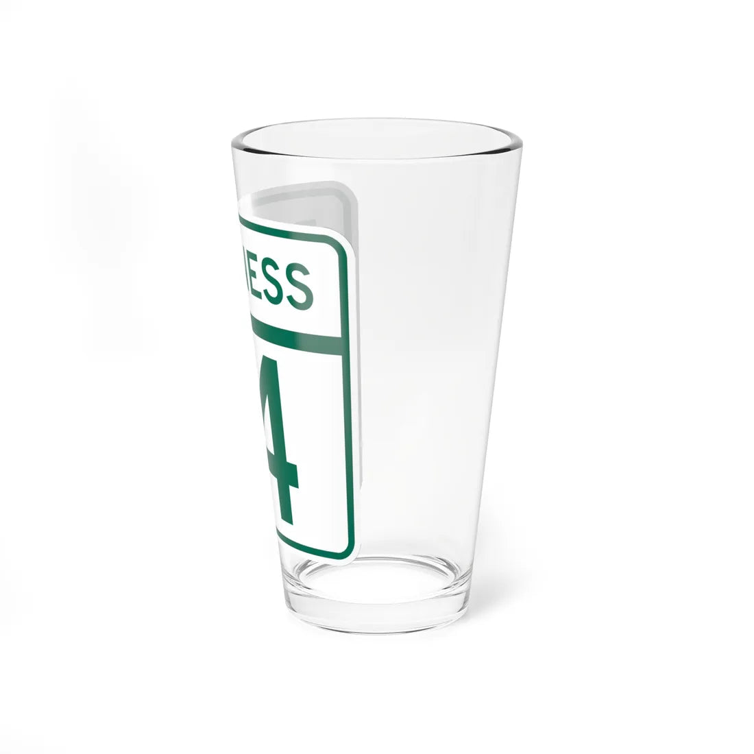 MD Route 14 Business (Maryland) (Road Sign) Pint Glass 16oz - Go Mug Yourself