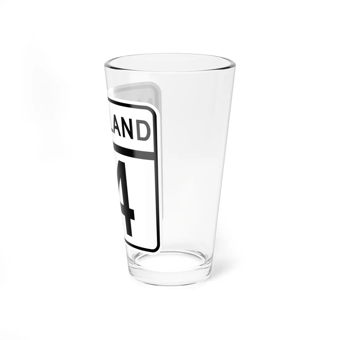 MD Route 14 (Maryland) (Road Sign) Pint Glass 16oz - Go Mug Yourself
