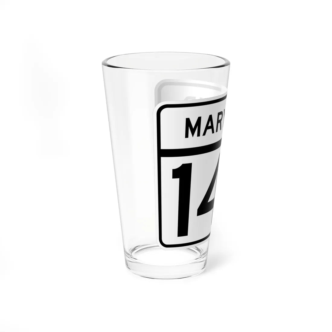 MD Route 148 (Maryland) (Road Sign) Pint Glass 16oz - Go Mug Yourself