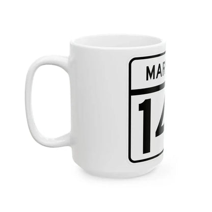 MD Route 148 (Maryland) (Road Sign) White Coffee Mug - Go Mug Yourself