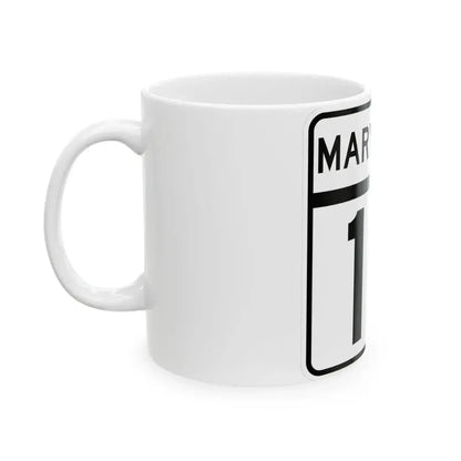 MD Route 15 (Maryland) (Road Sign) White Coffee Mug - Go Mug Yourself