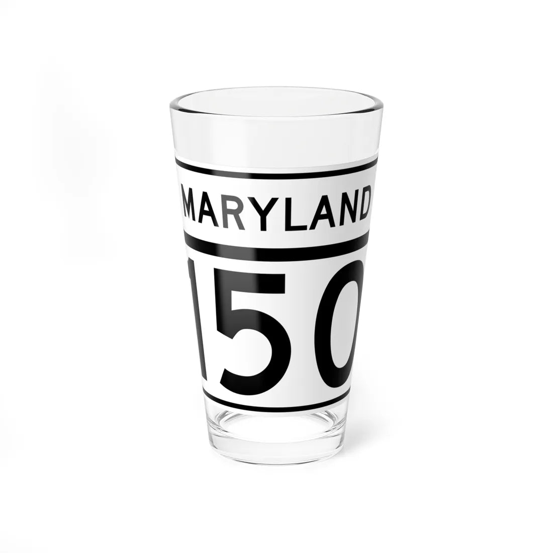 MD Route 150 (Maryland) (Road Sign) Pint Glass 16oz - Go Mug Yourself