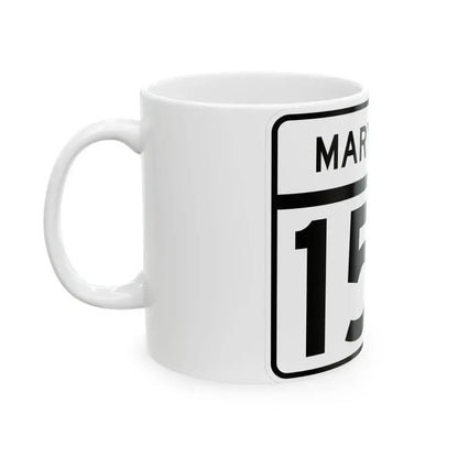 MD Route 150 (Maryland) (Road Sign) White Coffee Mug - Go Mug Yourself