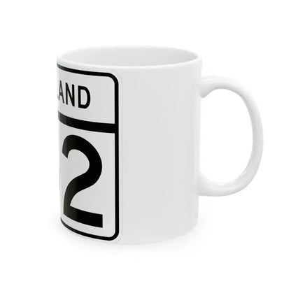MD Route 152 (Maryland) (Road Sign) White Coffee Mug - Go Mug Yourself