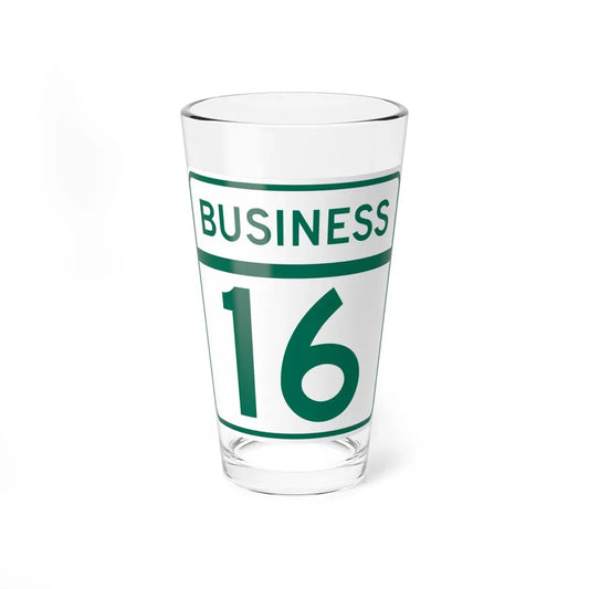 MD Route 16 Business (Maryland) (Road Sign) Pint Glass 16oz 16oz - Go Mug Yourself