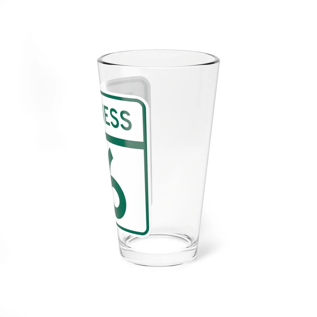 MD Route 16 Business (Maryland) (Road Sign) Pint Glass 16oz - Go Mug Yourself