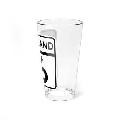 MD Route 16 (Maryland) (Road Sign) Pint Glass 16oz - Go Mug Yourself