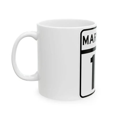 MD Route 16 (Maryland) (Road Sign) White Coffee Mug - Go Mug Yourself