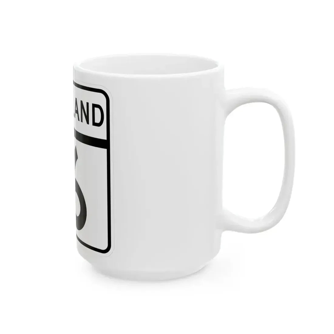 MD Route 16 (Maryland) (Road Sign) White Coffee Mug - Go Mug Yourself