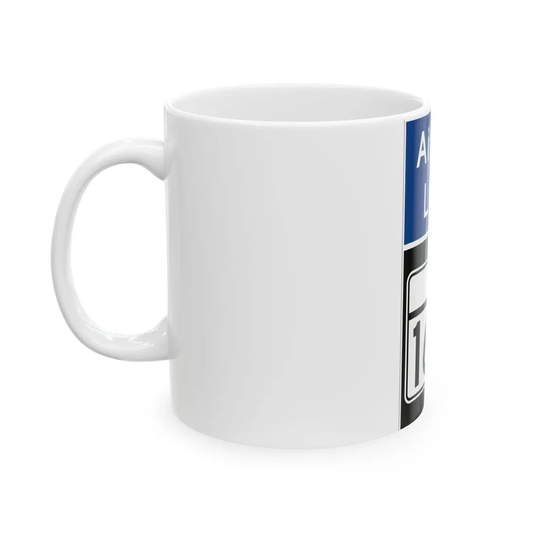 MD Route 162 Airport Loop (Maryland) (Road Sign) White Coffee Mug - Go Mug Yourself