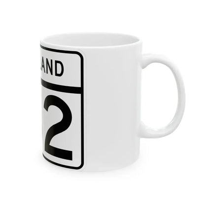 MD Route 162 (Maryland) (Road Sign) White Coffee Mug - Go Mug Yourself
