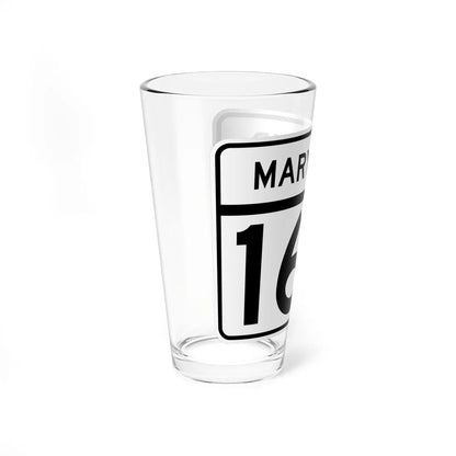 MD Route 164 (Maryland) (Road Sign) Pint Glass 16oz - Go Mug Yourself