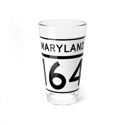 MD Route 164 (Maryland) (Road Sign) Pint Glass 16oz - Go Mug Yourself