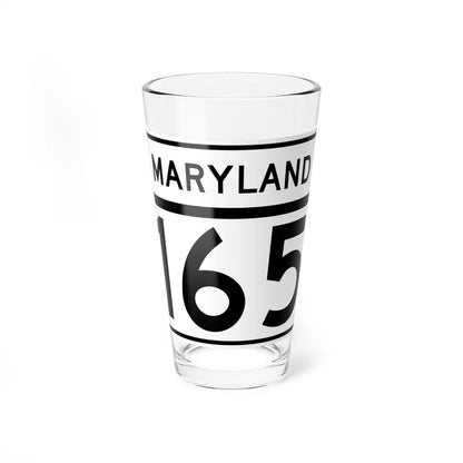 MD Route 165 (Maryland) (Road Sign) Pint Glass 16oz - Go Mug Yourself