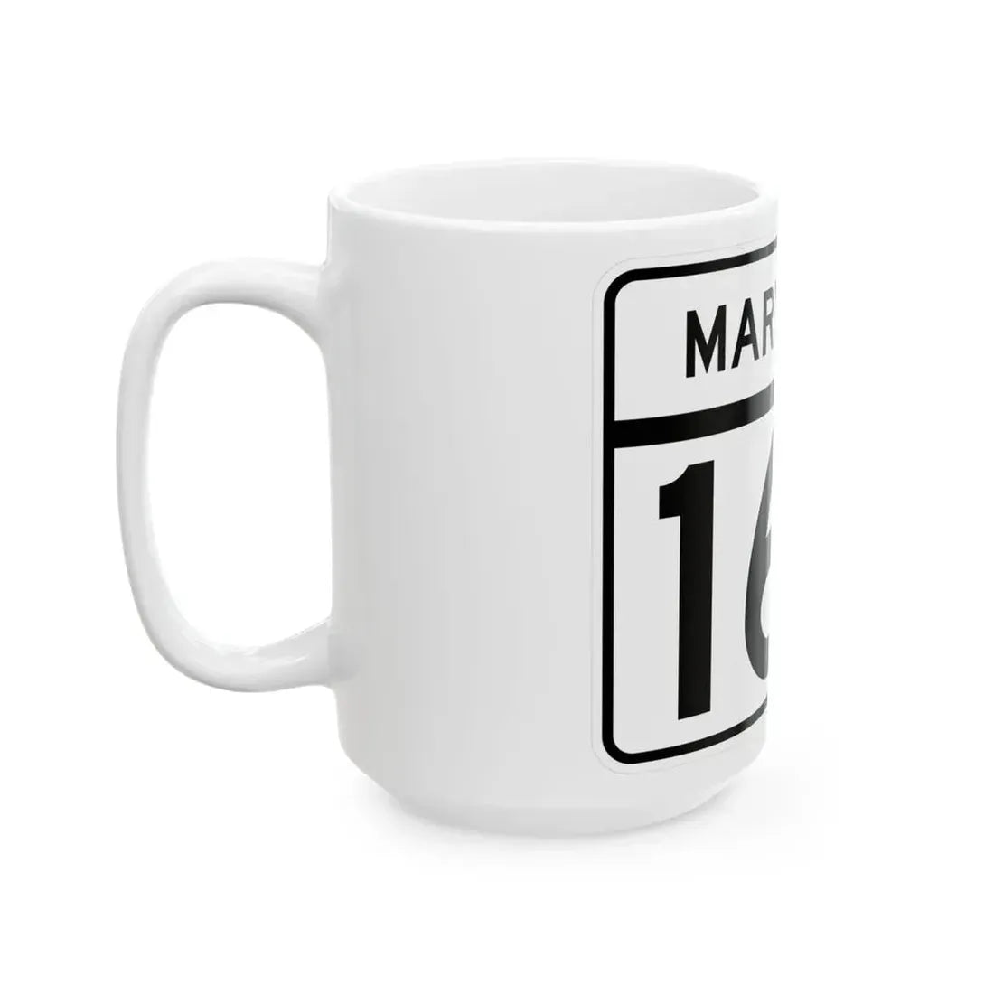 MD Route 167 (Maryland) (Road Sign) White Coffee Mug - Go Mug Yourself