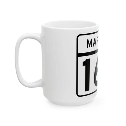 MD Route 168 (Maryland) (Road Sign) White Coffee Mug - Go Mug Yourself