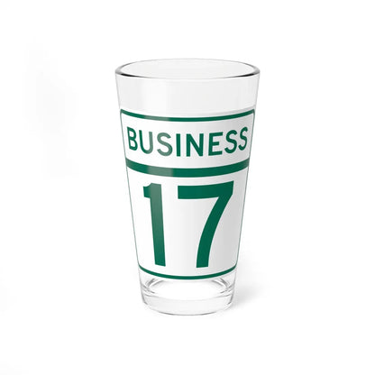MD Route 17 Business (Maryland) (Road Sign) Pint Glass 16oz 16oz - Go Mug Yourself