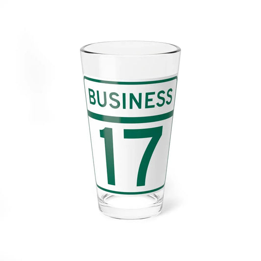 MD Route 17 Business (Maryland) (Road Sign) Pint Glass 16oz 16oz - Go Mug Yourself
