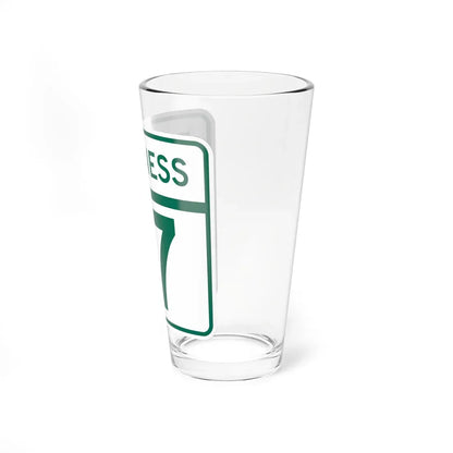 MD Route 17 Business (Maryland) (Road Sign) Pint Glass 16oz - Go Mug Yourself