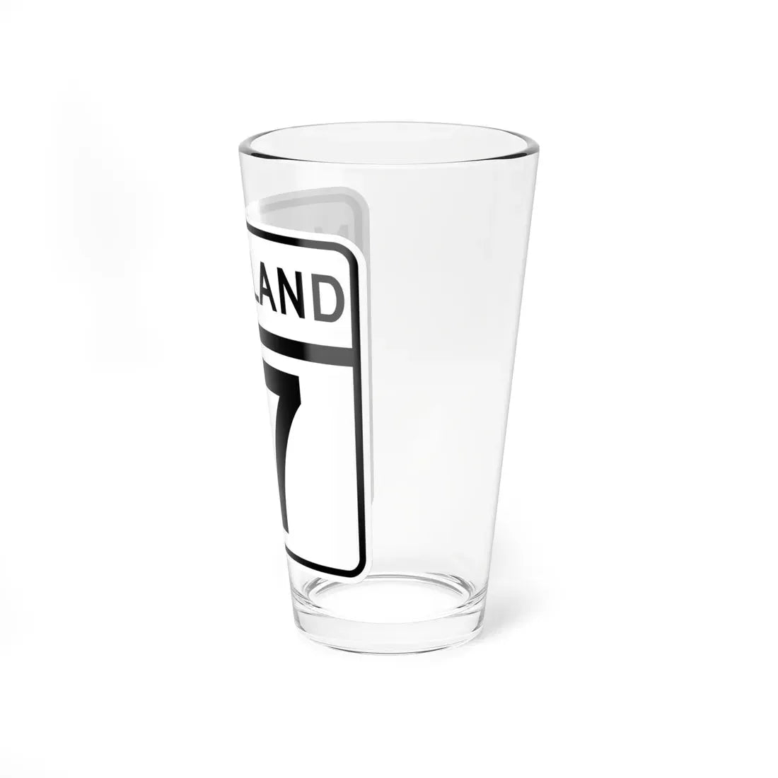 MD Route 17 (Maryland) (Road Sign) Pint Glass 16oz - Go Mug Yourself