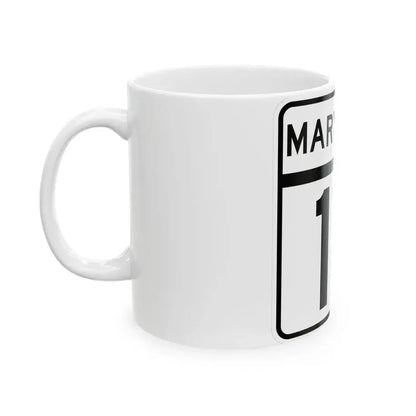 MD Route 17 (Maryland) (Road Sign) White Coffee Mug - Go Mug Yourself