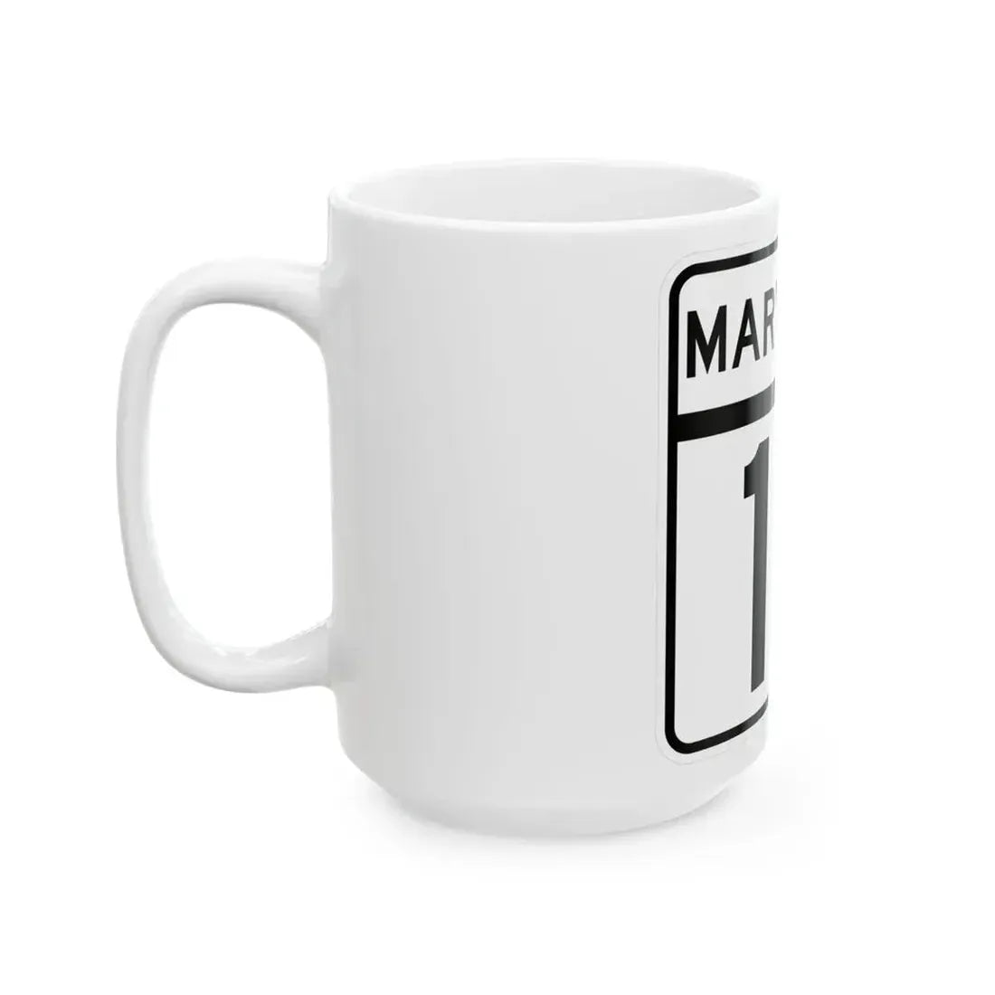 MD Route 17 (Maryland) (Road Sign) White Coffee Mug - Go Mug Yourself