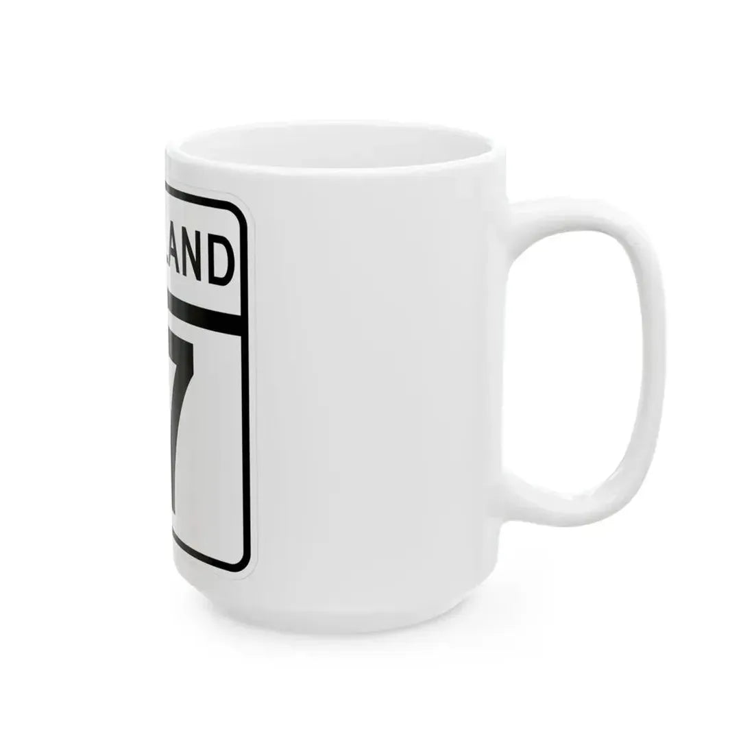 MD Route 17 (Maryland) (Road Sign) White Coffee Mug - Go Mug Yourself