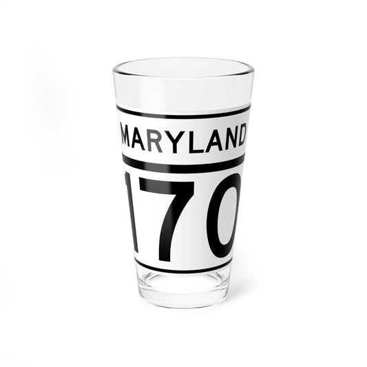MD Route 170 (Maryland) (Road Sign) Pint Glass 16oz 16oz - Go Mug Yourself