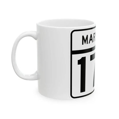 MD Route 170 (Maryland) (Road Sign) White Coffee Mug - Go Mug Yourself