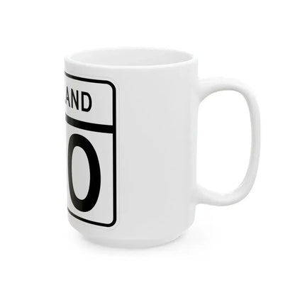 MD Route 170 (Maryland) (Road Sign) White Coffee Mug - Go Mug Yourself