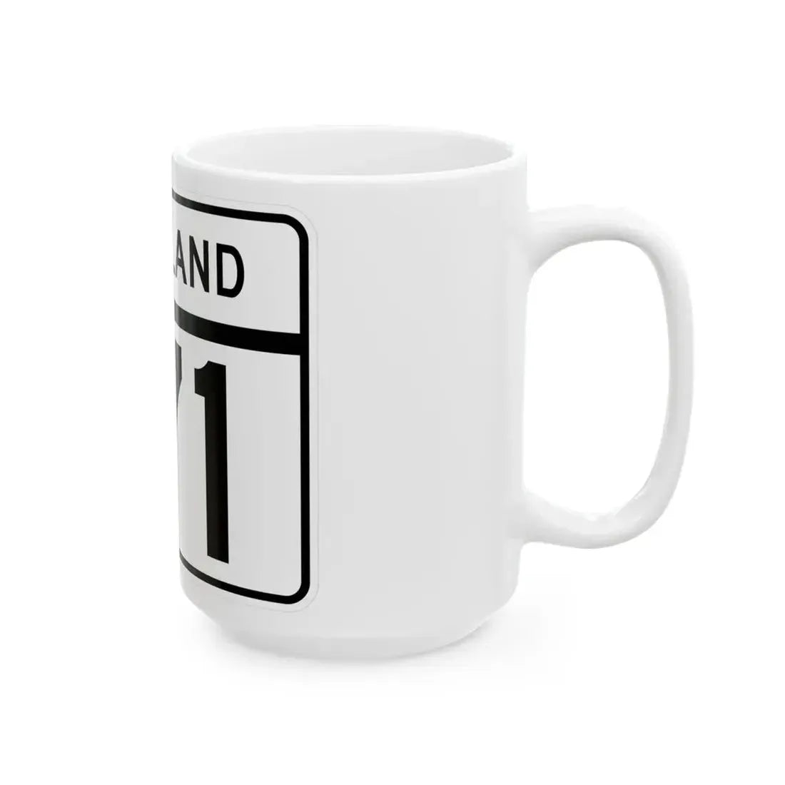 MD Route 171 (Maryland) (Road Sign) White Coffee Mug - Go Mug Yourself