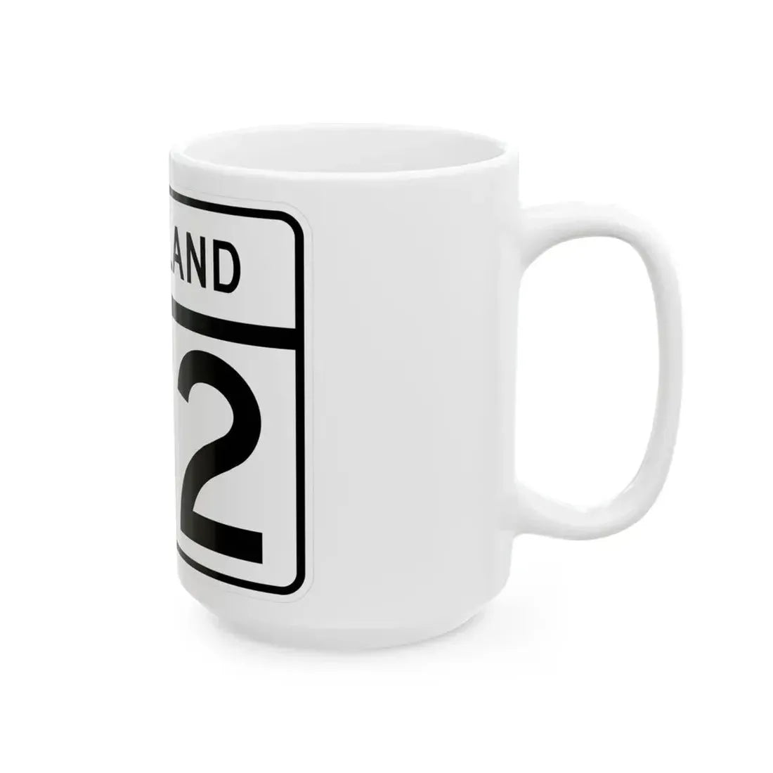 MD Route 172 (Maryland) (Road Sign) White Coffee Mug - Go Mug Yourself