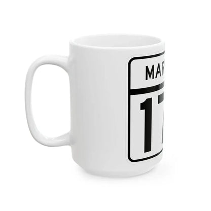 MD Route 173 (Maryland) (Road Sign) White Coffee Mug - Go Mug Yourself