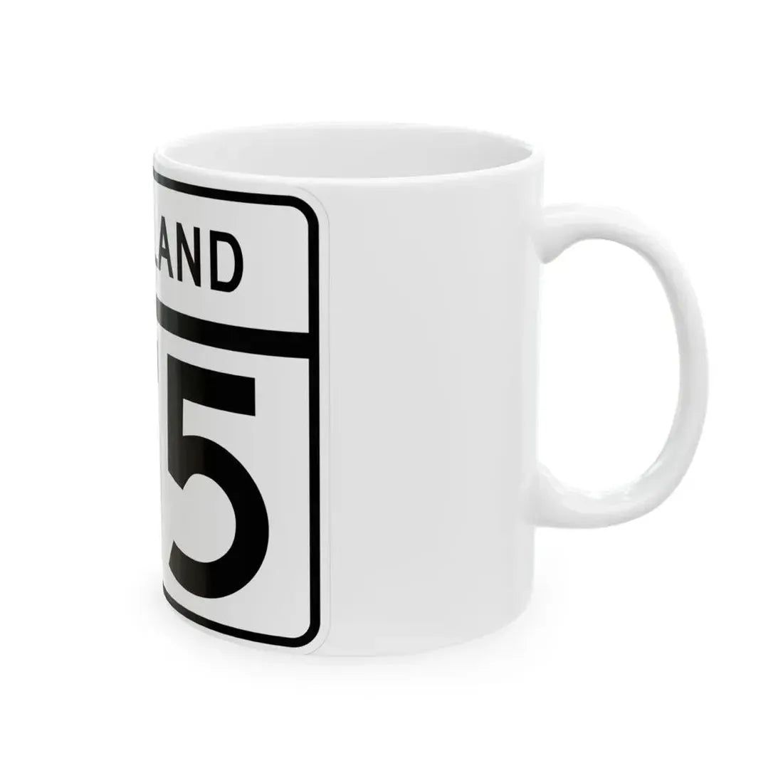 MD Route 175 (Maryland) (Road Sign) White Coffee Mug - Go Mug Yourself