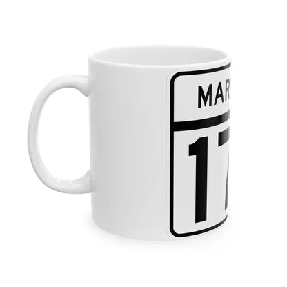 MD Route 176 (Maryland) (Road Sign) White Coffee Mug - Go Mug Yourself
