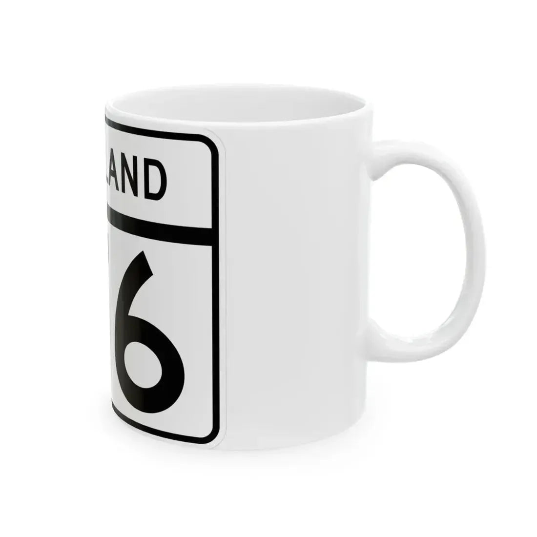 MD Route 176 (Maryland) (Road Sign) White Coffee Mug - Go Mug Yourself