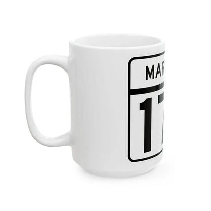 MD Route 176 (Maryland) (Road Sign) White Coffee Mug - Go Mug Yourself