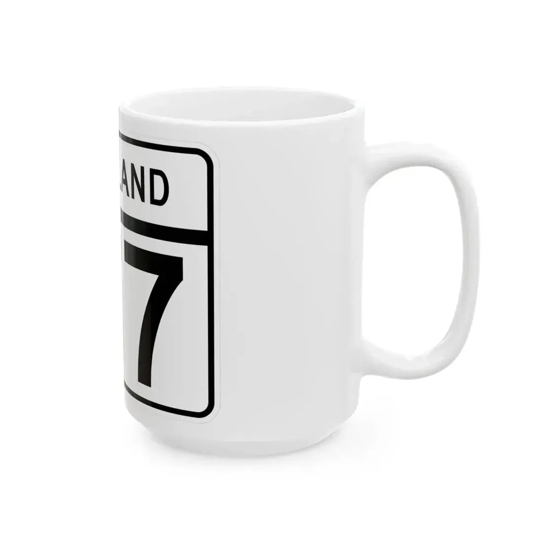 MD Route 177 (Maryland) (Road Sign) White Coffee Mug - Go Mug Yourself