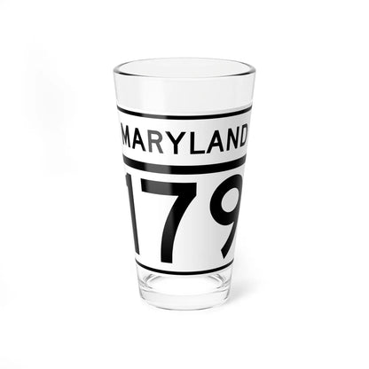MD Route 179 (Maryland) (Road Sign) Pint Glass 16oz 16oz - Go Mug Yourself