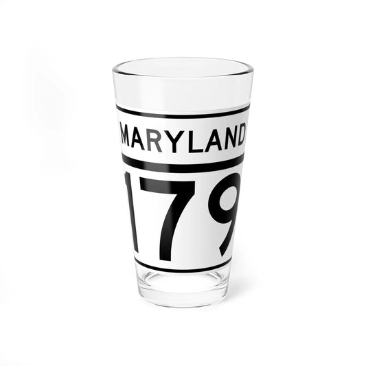 MD Route 179 (Maryland) (Road Sign) Pint Glass 16oz 16oz - Go Mug Yourself