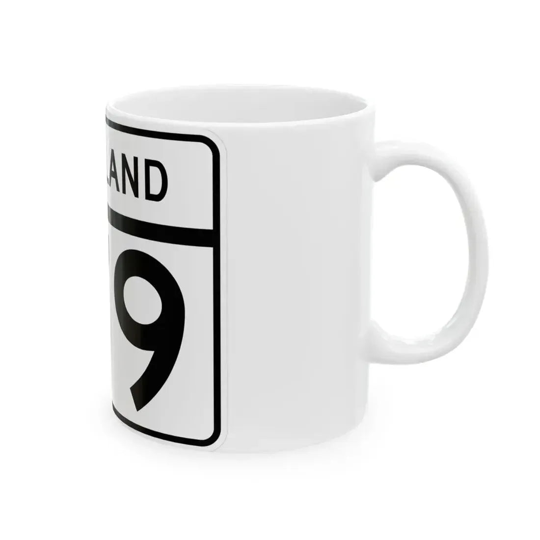 MD Route 179 (Maryland) (Road Sign) White Coffee Mug - Go Mug Yourself