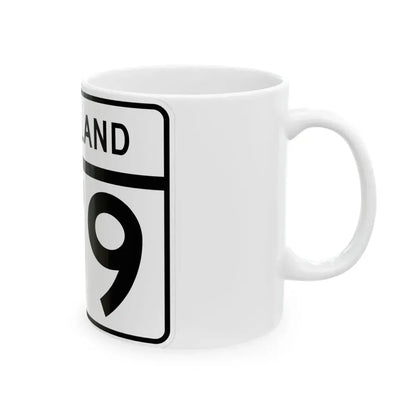 MD Route 179 (Maryland) (Road Sign) White Coffee Mug - Go Mug Yourself