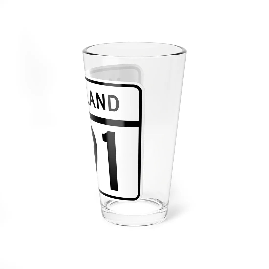 MD Route 191 (Maryland) (Road Sign) Pint Glass 16oz - Go Mug Yourself
