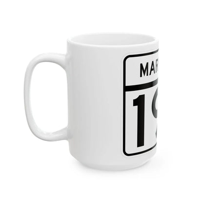 MD Route 192 (Maryland) (Road Sign) White Coffee Mug - Go Mug Yourself
