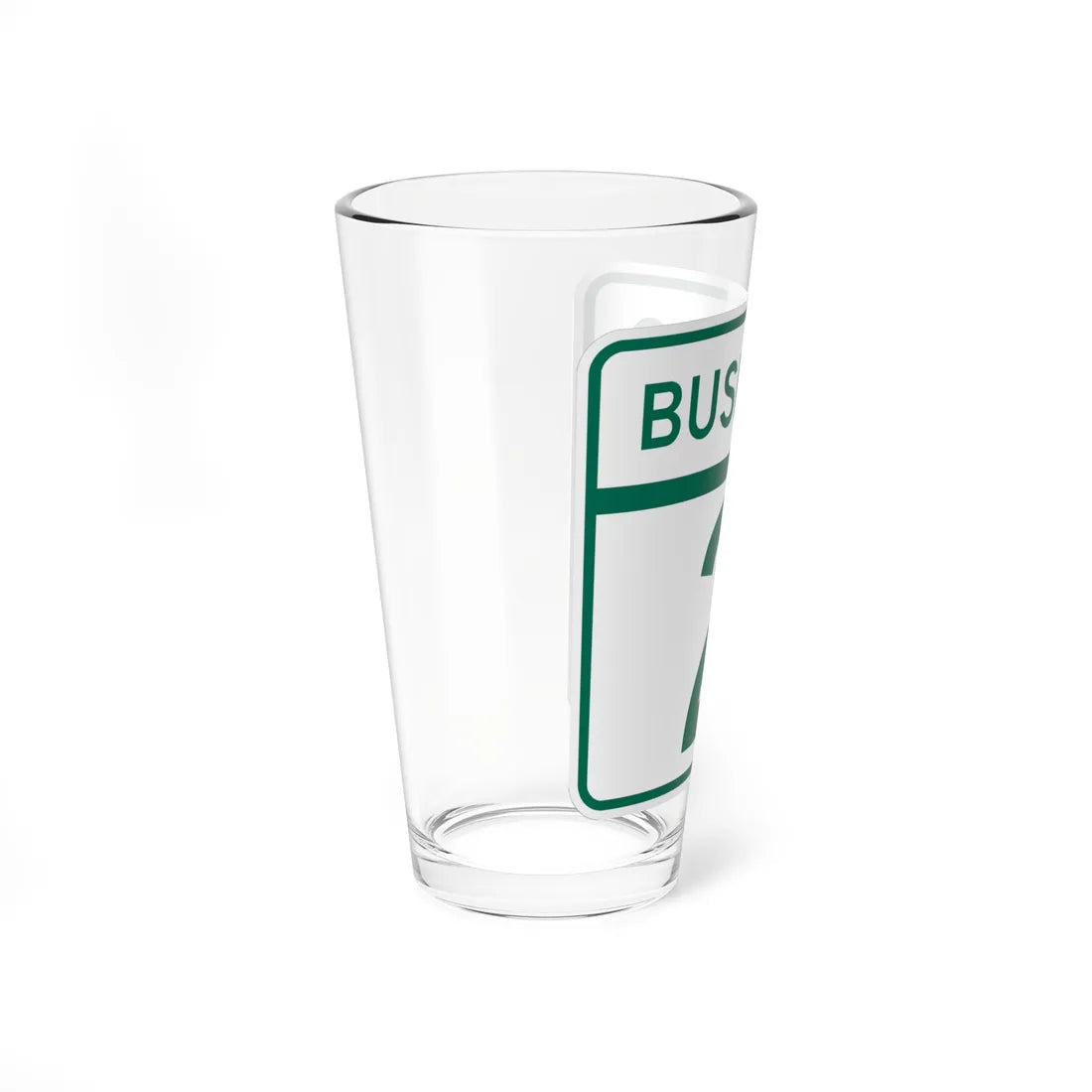 MD Route 2 Business (Maryland) (Road Sign) Pint Glass 16oz - Go Mug Yourself